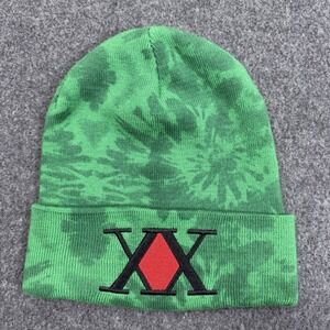 Hunter X Hunter Anime Beanie Hat Green Knit XX Logo Manga Cap